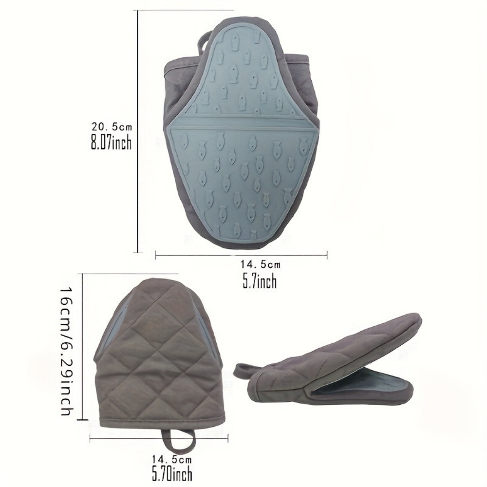 1PC Fish Shaped Silicone Anti  - огляд і ціна Oven Mitt Silicone