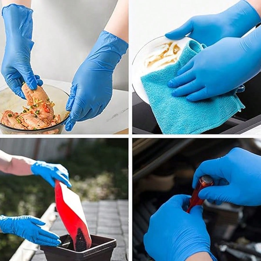100pcs Heavy Duty Nitrile Disp - огляд і ціна Nitrile Mechanic Glove
