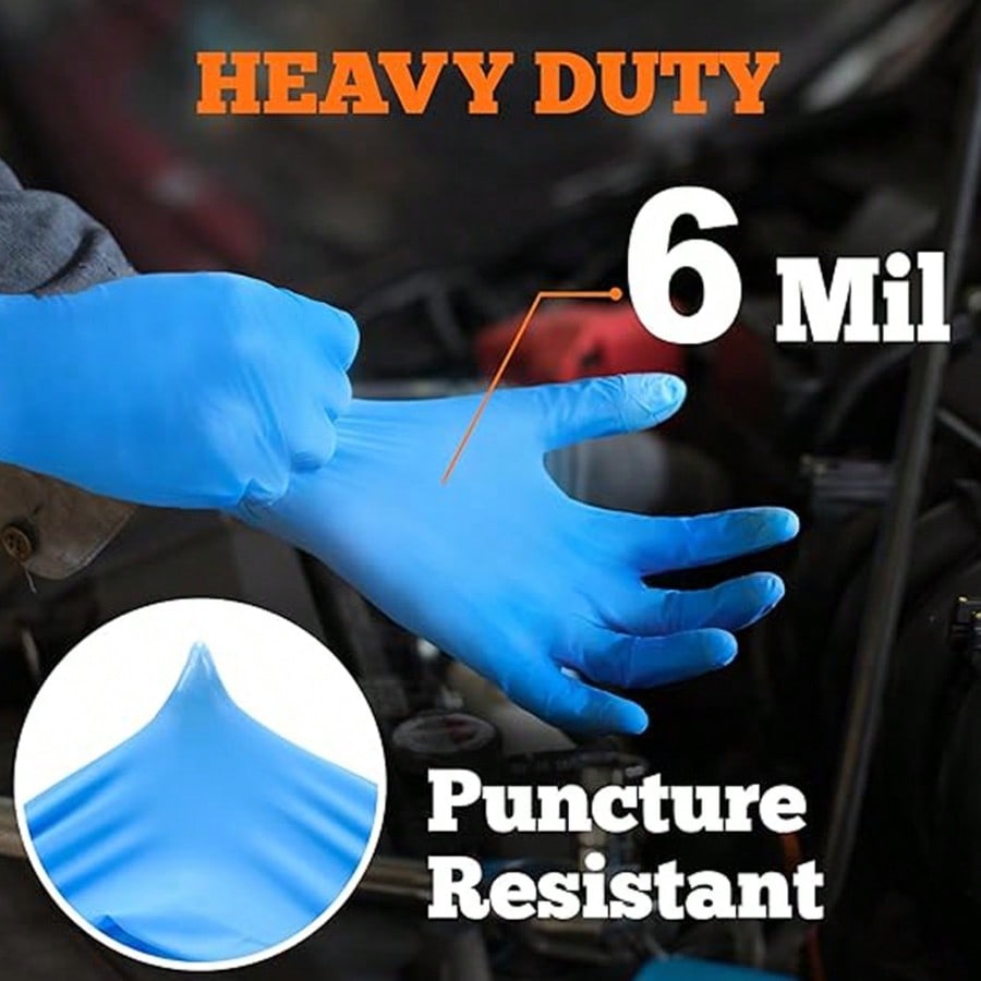 100pcs Heavy Duty Nitrile Disp - огляд і ціна Nitrile Mechanic Glove