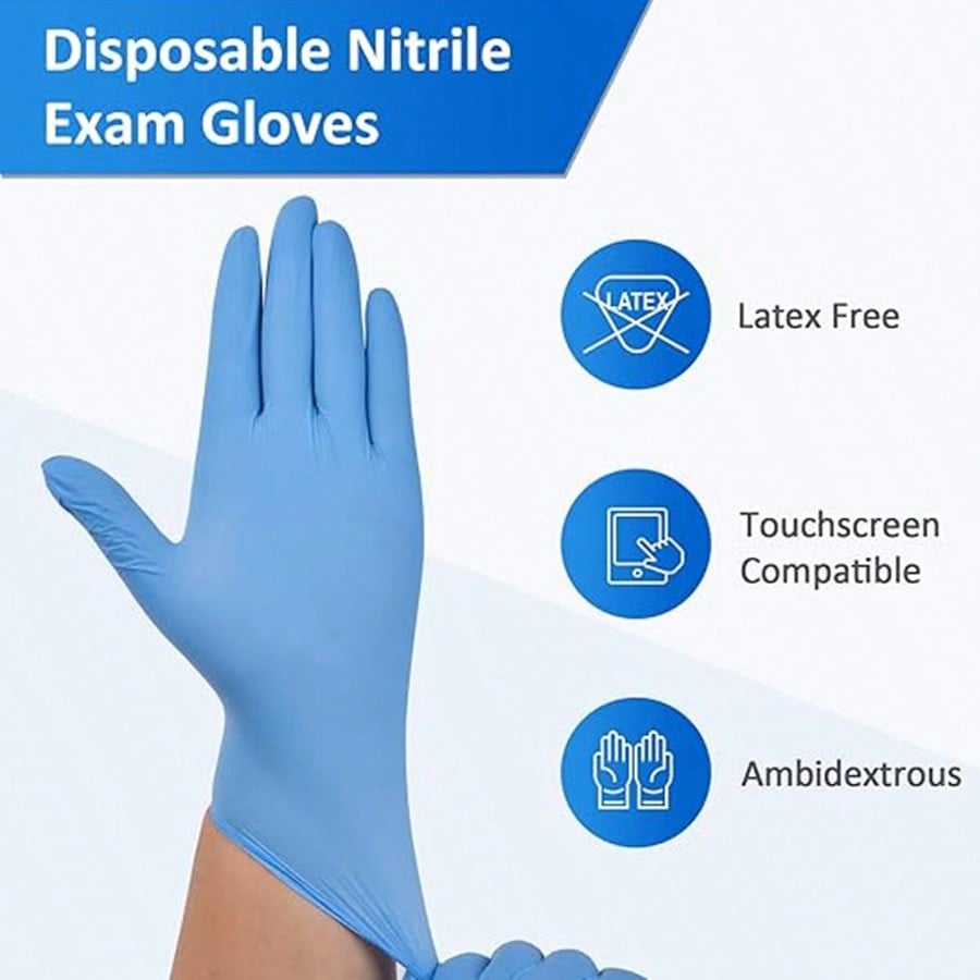 100pcs Heavy Duty Nitrile Disp - огляд і ціна Nitrile Mechanic Glove