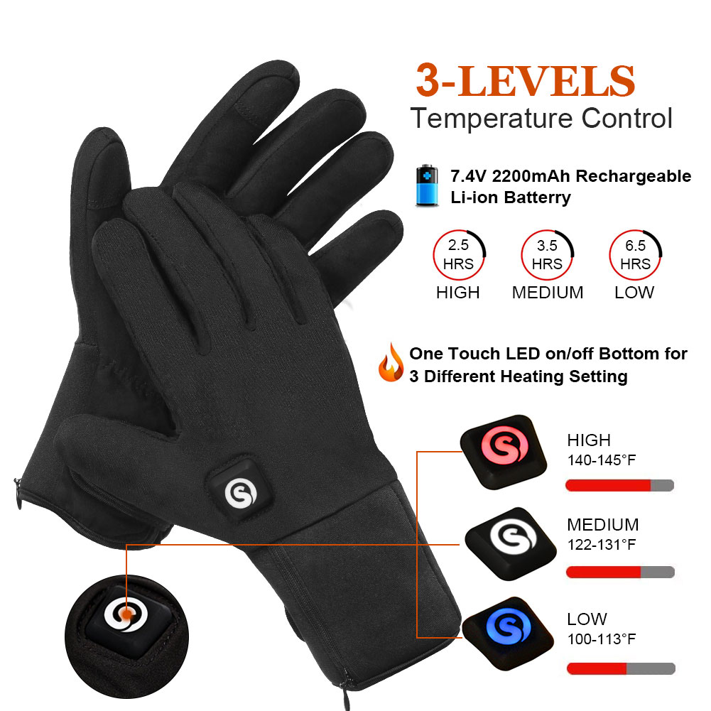Winter Electric Heated Gloves  - огляд і ціна Ski Glove Waterproof