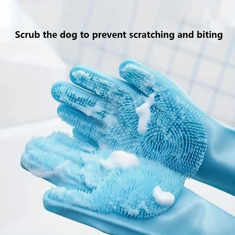 Pet Grooming Cleaning Gloves D - огляд і ціна Rubber Glove Cleaning