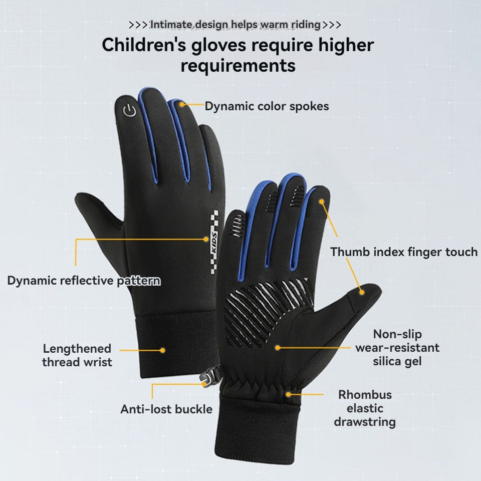 GTUBIKE Children's Gloves Touc - огляд і ціна Ski Glove Waterproof