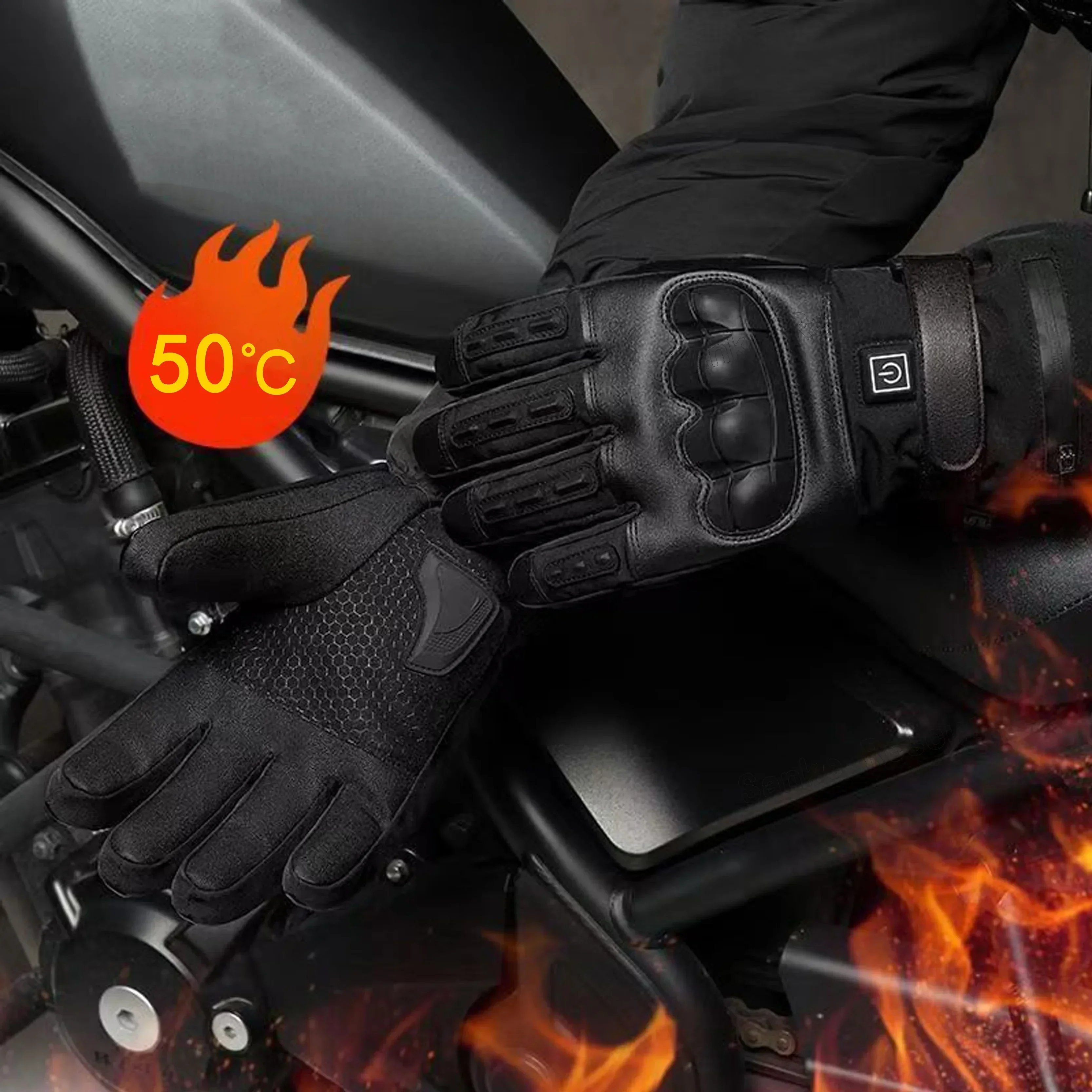 Electric Heated Gloves Thermal - огляд і ціна Ski Glove Waterproof