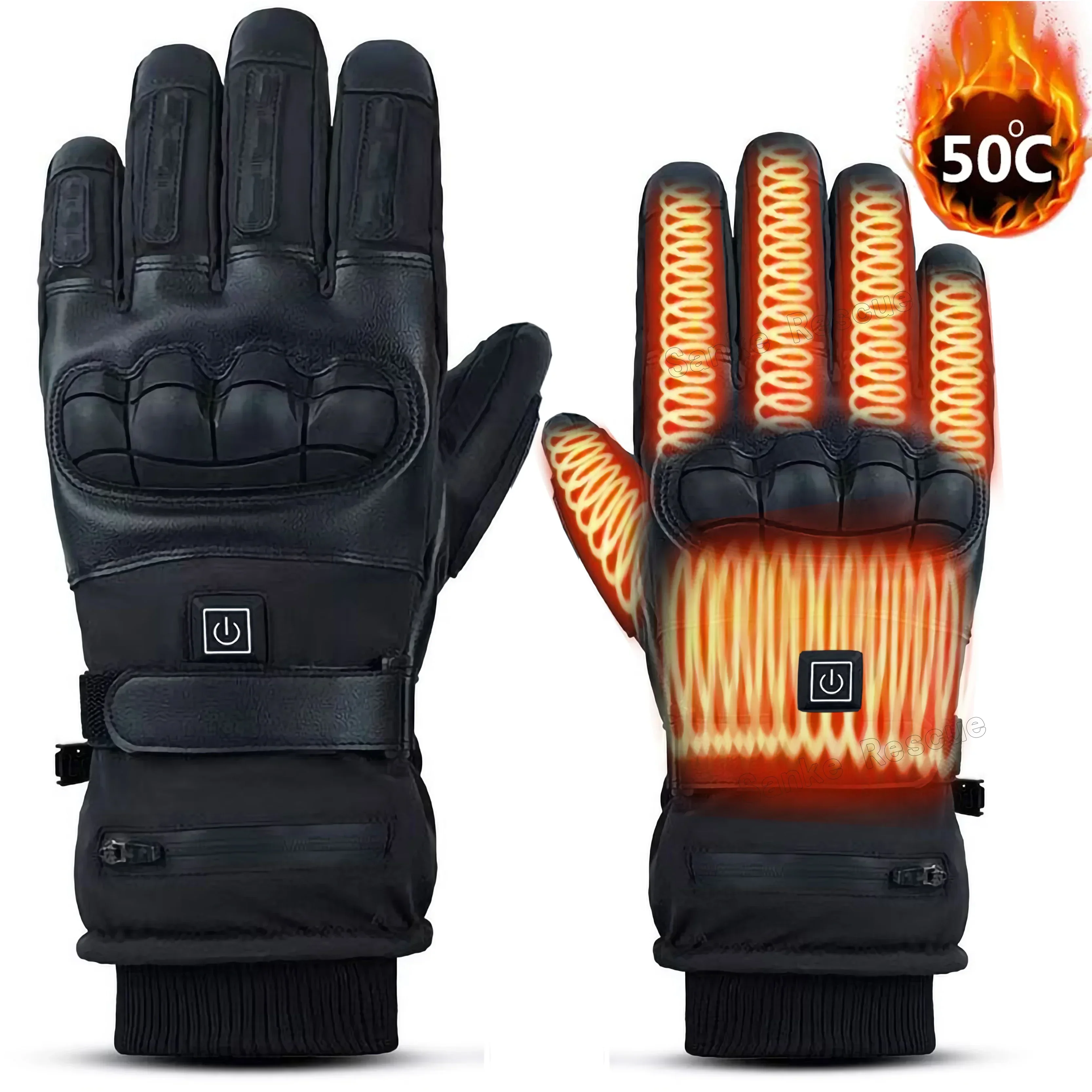 Electric Heated Gloves Thermal - огляд і ціна Ski Glove Waterproof