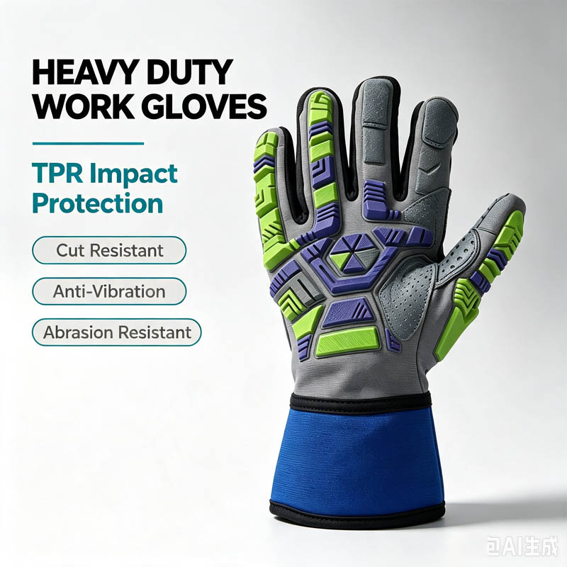 Heavy Duty Work Safety Glove,  - огляд і ціна Work Glove Impact